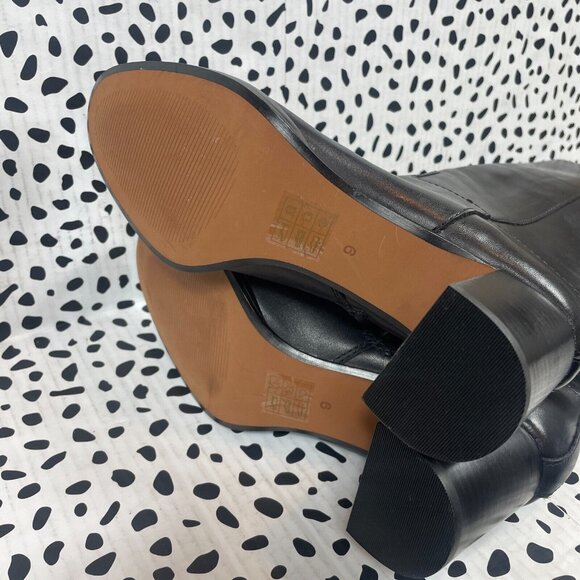 MADEWELL Women's True Black The Selina Tall Boot Extended Calf SZ 9-M NH210 - Picture 10 of 13